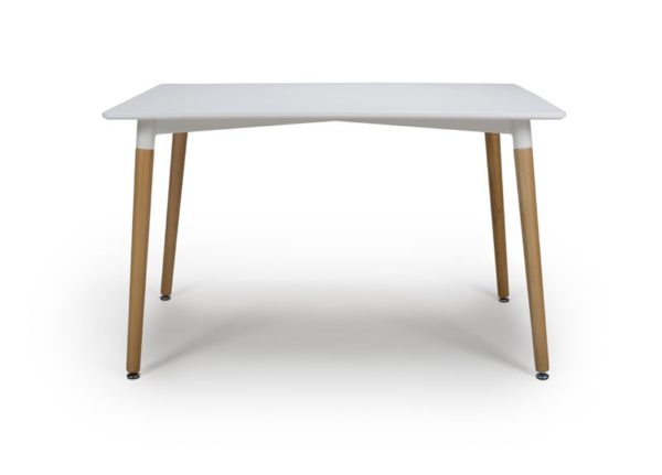 Rio Rectangular Table 1200mm – White - Image 4