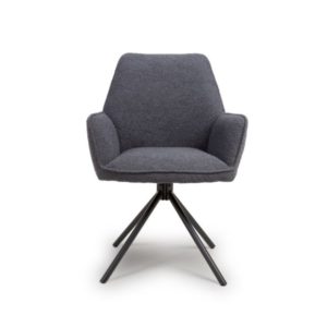 Barcelona Dining Chair - Grey Boucle (Sold In Pairs - Priced Per Chair)